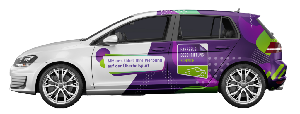 Teilverklebung eines VW Golfs